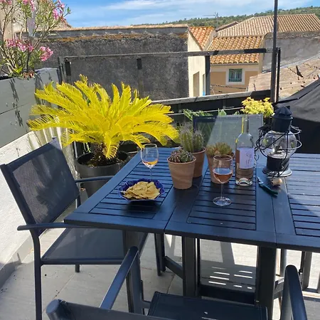 Maison De Village Sa Charmante Avec Terrasse Fleury (Aude)